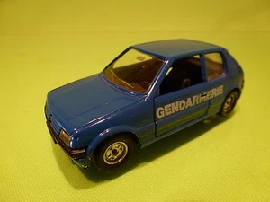 SOLIDO 1508  PEUGEOT 205 GTI - GENDARMERIE POLICE - BLUE 1:43 - GOOD CON. - 248 - Picture 1 of 6
