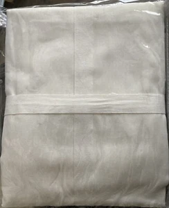 Pottery Barn WHITE Classic Voile Sheer Curtains (Set of 2) 50X84 2 in 1 Pole Top - Picture 1 of 1