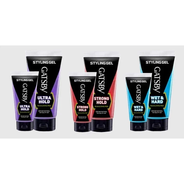 GATSBY GEL Hair Styling (ULTRA HOLD,STRONG HOLD,WET N HARD  Gel) (2X150g) - Image 1 of 1