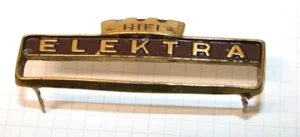 Zierblende bei Klangschalter  "HiFi Elektra" - Nordmende Elektra 1958-61    #RT3 - Picture 1 of 3