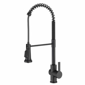 Kraus KPF-1691 Britt 1,8 GPM 1 orificio preenjuague cocina pull-down - negra - Imagen 1 de 1