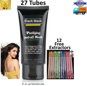 27 Black Mask Peel Off Blackhead Remover Deep Cleansing Purifying facial acne - Picture 1 of 7