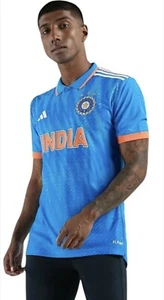 NWT Adidas Official India Cricket ODI Jersey HEAT.DRY Authentic 23/24 Size-L - Picture 1 of 4