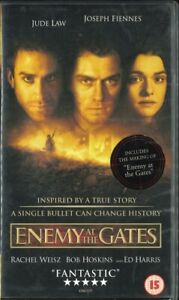 Enemy At The Gates - Jude Law, Joseph Finnes, Rachel Weisz - VHS Video Tape
