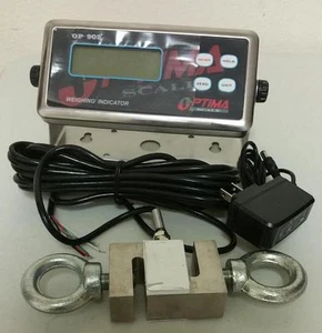 Tension/ Compression Scale 5000 X 1 lb S Type & Digital Indicator, Calibrated - Picture 1 of 2