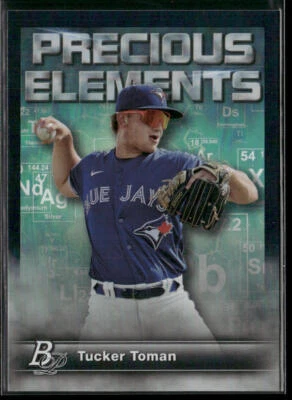 2023 Bowman Platinum #PE-29 Tucker Toman Precious Elements - Image 1 of 2