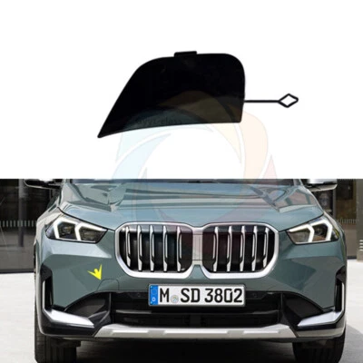 For BMW X1 U12 2023-2025 Unpainted Front Bumper Tow Hook Cap 51115A7E447 Foto 1 de 4
