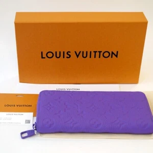 Louis Vuitton M81636 Zippy Wallet Vertical Purple Hardware RFID - Picture 1 of 10