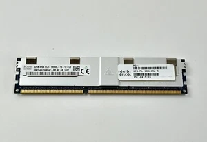 Cisco 1x 32GB 4Rx4 PC3-14900L Load Reduced Quad Rank ECC RAM Memory Server LR - Picture 1 of 4