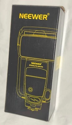 NEEWER NW-670C GN 58 FLASH SPEEDLITE W/ LCD FOR CANON DLSR CAMERAS NEW OPEN BOX - Image 1 of 4