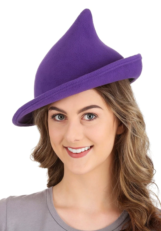 Modern Witch Costume Hat Purple - Image 1 of 1