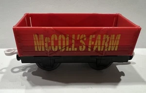 2008 Thomas Train Trackmaster McColl’s Farm Flatbed Red Freight Car Hit Toy - Picture 1 of 11