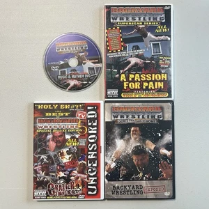 The Best of Backyard Wrestling DVD LOT Backyard Babes Passion For Pain - Imagen 1 de 21