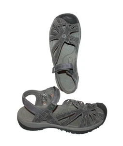 Keen Rose Damen 7,5 M Sandalen Gargoyle Rabe grau Riemchen wasserdicht Schuhe - Bild 1 von 12