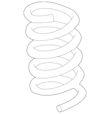 Muelle eje delantero original Mercedes-Benz 210-321-33-04 Foto 1 de 2