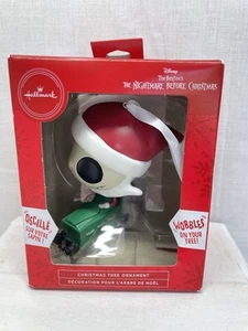 Hallmark Nightmare Before Christmas JACK SKELLINGTON Christmas Ornament Wobbles  - Picture 1 of 12