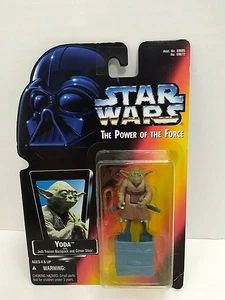 Star Wars The Power Of The Force Yoda Action Figure 1995 New Factory Sealed - Picture 1 of 15