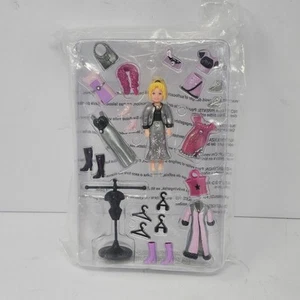 Polly Pocket Mix'n Match Glitter Style Fashion Stretch & Accessories 2004 Mattel - Picture 1 of 7