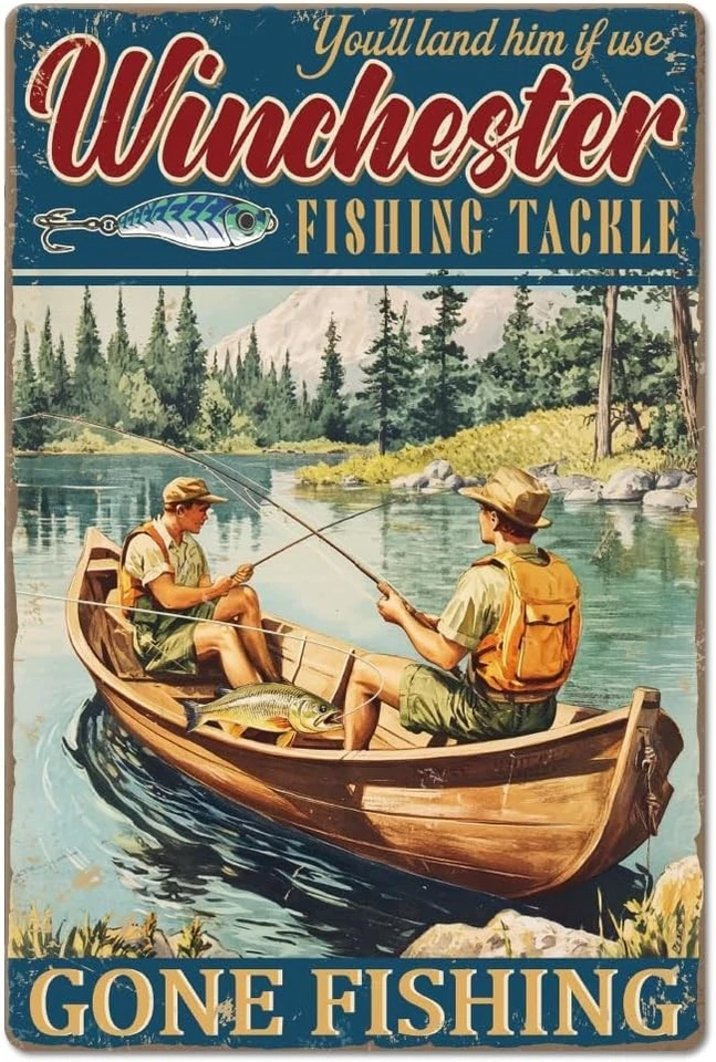 Винчестер 1930-х рекламный винтажный старый цельнометаллический жестяной знак до 12 x 18" - Изображение 1 из 1
