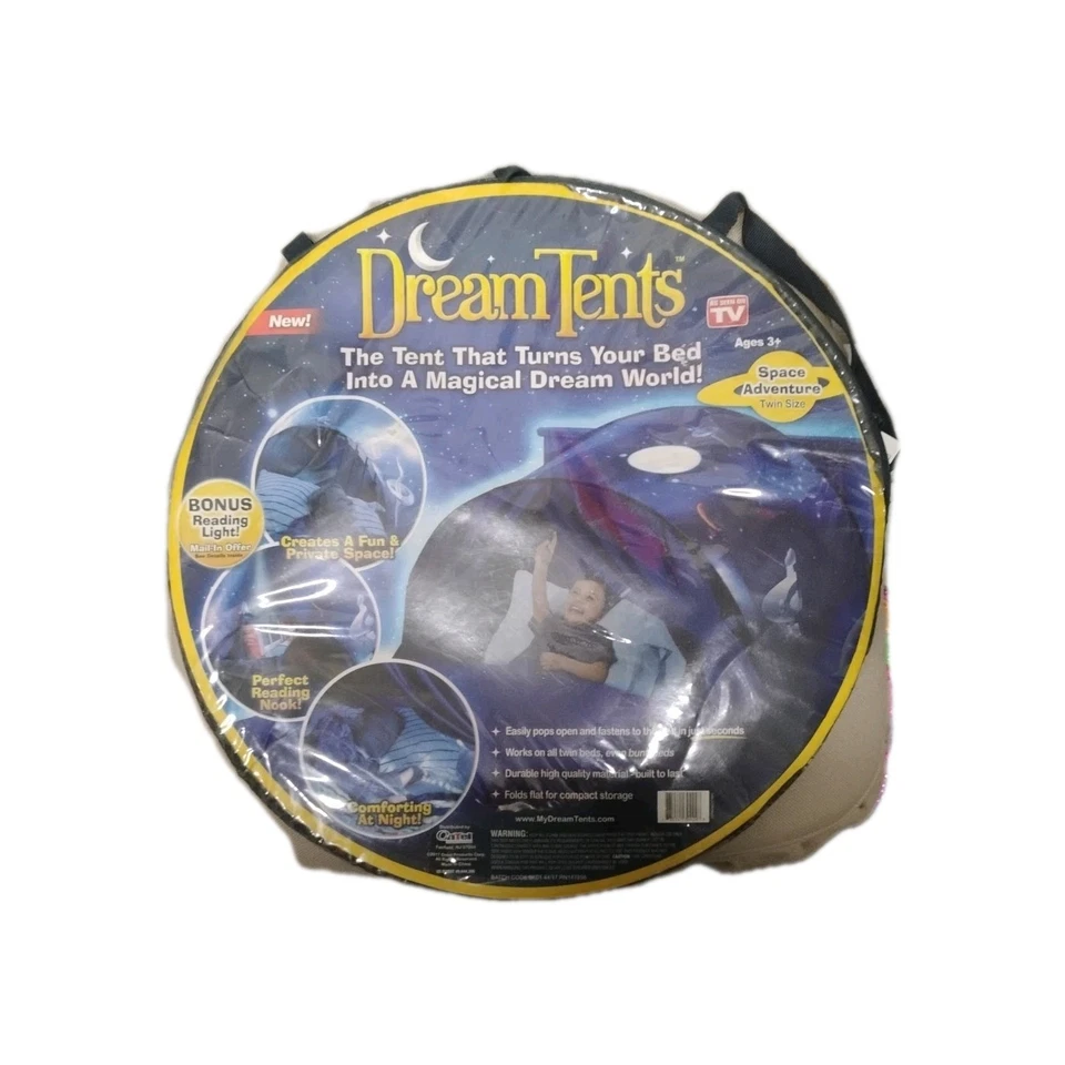 Dream Tent Space Adventure Kid's Twin Bunk Bed Indoor Pop-up Tent As Seen On TV - Image 1 of 1