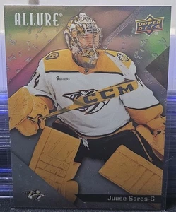 24-25 Allure Juuse Saros Glitter Bomb Variant 🚨🚨🚨 Nashville Predators  - Picture 1 of 2