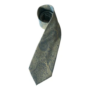 Phat Farm Paisley Print MEN'S TIE Yellow W: 3.7/8" L:58" SILK Multicolor - Picture 1 of 7
