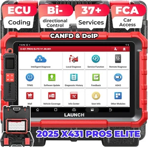 2025 LAUNCH X431 Pro Elite V+ PRO5 PAD V Bidirectional Diagnostic Scanner Coding - Picture 1 of 15