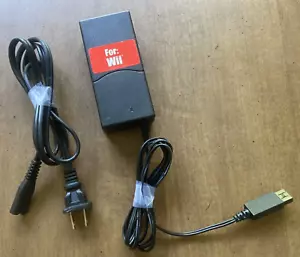 Nintendo Wii AC Adapter Power Supply Black 1218KLA GPSM60-120370-E2 12v Tested - Picture 1 of 10