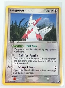 Zangoose 25/108 Power Keepers Rare Pokémon Card 2007 - Picture 1 of 4