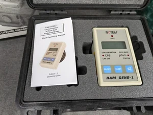 Rare ROTEM RAM GENE-1 Contamination & RADIATION DETECTOR Geigercounter Pelicase - Picture 1 of 14