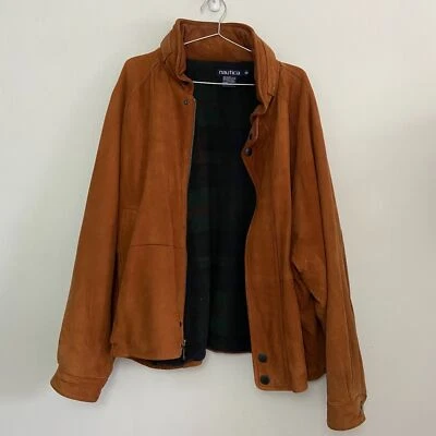 Abrigo náutico forrado de franela pesada años 90 Foto 1 de 4