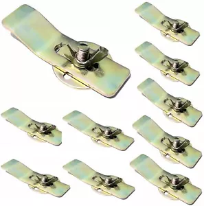 10 PCS Undermount Sink Clips Kit Heavy Duty Brackets for Granite Vanity Sink - Picture 1 of 7