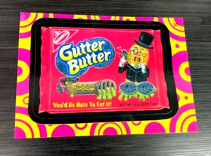 2014 Wacky Packages Series 1 "GUTTER BUTTER" #30 Pattern Sticker Card - Picture 1 of 1