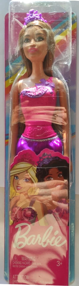 MATTEL Barbie Puppe Prinzessin Anziehpuppe Puppe rotes 1 Träger-Shirt