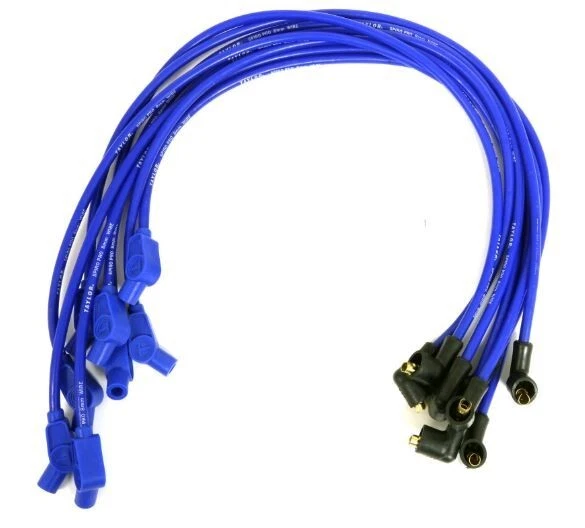 Кабель Taylor 74662, 8 мм Spiro Pro Univ. Комплект проводов свечей зажигания, синий, 90 градусов - Изображение 1 из 4
