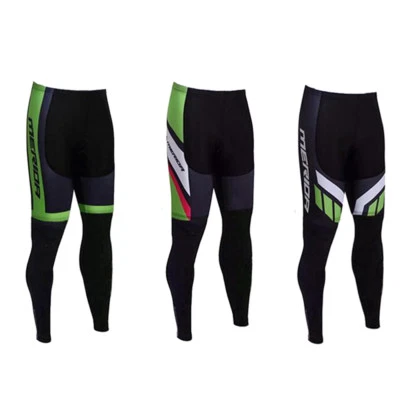 2024 Merida Padded Cycling Biking Long Pants Spandex Bike Bicycle Pants Tights - Image 1 of 4