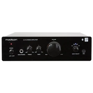 MADISON MAD1000 HIFI STEREO VERSTÄRKER BLUETOOTH NFC 2x50W SURROUND SOUND TV - Bild 1 von 2