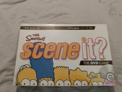The Simpsons Scene It DVD Game Trivia Mattel Board Game New Factory Sealed Game - Image 1 of 2