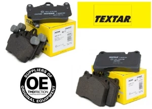 PORSCHE CAYENNE VW TOUAREG Q7 TEXTAR ORIGINAL BRAKE PAD FRONT REAR SENSORS - Picture 1 of 1