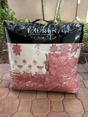3-Pc Lauren Ralph Lauren Isla Full-Queen Comforter Set Botanical Floral Tropical - Image 1 of 4