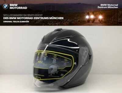 BMW Motorrad Helm Sao Paulo ECE Night Black 53/54 - 63/64 Jethelm Sonnenblende - Bild 1 von 4