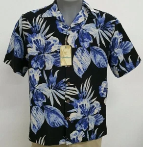 Roundtree Caribbean 100% SILK Hibiscus Men's S/S Shirt NWT $79.50 Choose Size - Picture 1 of 3