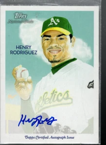 2010 Topps National Chicle Autogramm Rücken Hr Henry Rodriguez / 199 - Bild 1 von 2