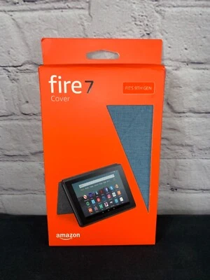 Amazon Fire 7 Cover 9th Generation Denim blue 2019 release open box  - Image 1 of 2