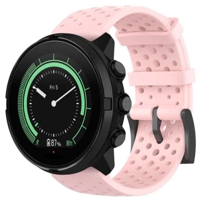 Correa de reloj de goma perforada StrapsCo para muñeca deportiva Suunto 9/Spartan HR Foto 1 de 2
