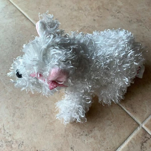 Dog White Terrier Webkinz Lil Kinz No Code Ganz Plush Stuffed Animal  - Picture 1 of 9