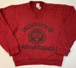 Vintage University Pennsylvania Philadelphia USA First Collage Historic Sweater - Picture 1 of 10