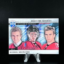 Mikael Backlund 2009-10 (FLAMES) Be A Player Meet The Rookies #MR5 /499 LOOK!!