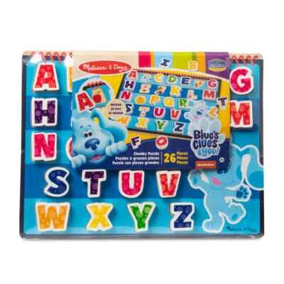 Rompecabezas de madera Melissa & Doug Blues Clues and You alfabeto grueso 26 piezas Foto 1 de 4