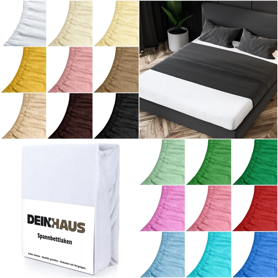 Terry Fitted Sheet Fitted Sheet Bed Sheets Bed Sheets COTTON Colours Sheets - Image 1 of 1